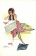 PC ARTIST SIGNED, MEUNIER, RISQUE, LE VIN LACRYMA, Vintage Postcard(b50632) - Meunier, S.