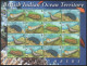 BIOT 2008 - Mi-Nr. 470-473 ** - MNH - ZDR-Bogen - Meeresleben / Marine Life - Britisches Territorium Im Indischen Ozean
