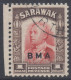 Sarawak Scott 149 - SG140, 1945 BMA Overprint $1 Used - Sarawak (...-1963)