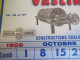 Buvard Calendrier Ancien/ Matériel Agricole/Pressoir Horizontal VASLIN/Chalonnes/ Octobre 1956     BUV703 - Landwirtschaft