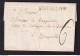 DDBB 269 - Lettre De 1791 , Griffe BOUILLON (Herlant 4) Vers Bruxelles , Port 6 Sols à L'encre - Signée Gentis - 1790-1794 (Oostenrijkse Revolutie En Franse Inval)
