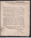DDAA 541 - Départ. De L'OURTE Diète Générale De MONCRABEAU 1802- Lettres Patentes Pour Dubois, Maitre Des Postes à LIEGE - 1794-1814 (Periodo Francese)
