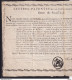 DDAA 541 - Départ. De L'OURTE Diète Générale De MONCRABEAU 1802- Lettres Patentes Pour Dubois, Maitre Des Postes à LIEGE - 1794-1814 (Periodo Francese)