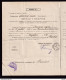 DDBB 618 - CANTONS DE L'EST MORESNET - Certificat De Changement De Résidence De STEMBERT 1914 Vers MORESNET Neutre - Portofreiheit