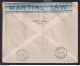 312/31 - EGYPT CIVIL CENSORSHIP WWI - Cover DLR Stamp CAIRO 1915 To ROMA - Scarce Censor Cancel + Martial Law Label - 1915-1921 Britischer Schutzstaat