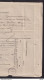 DDCC 251 - CRETE RURAL Posthorn Cancels - Nr 44 From MILIARESI (KASTELLI PEDIADA) On 1908 Judicial Document - Crète