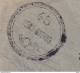DDCC 252 - CRETE RURAL Posthorn Cancels - Nr 45 From ARXANAI On 1909 Judicial Document - Kreta
