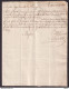 DDEE 444 -- FRAUDE POSTALE - Lettre Précurseur OSTENDE 1811 Vers BRUGGE - Per Amice Met 2 Doosen Canten (Dentelle) - 1794-1814 (Période Française)