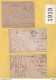 Delcampe - DDEE 746 - Collection De Cachets De FORTUNE De TOURNAI 1918/1919 - TB Ensemble De 15 Documents + Divers - Fortune Cancels (1919)