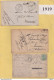 Delcampe - DDEE 746 - Collection De Cachets De FORTUNE De TOURNAI 1918/1919 - TB Ensemble De 15 Documents + Divers - Fortune Cancels (1919)