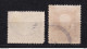 DCPGR 076 - CRETE RURAL Posthorn Cancels - Nr 16(BAMOS) On 2 Crete Ellas Stamps - Catalogue Hellas 15 EUR X 2 - Crète