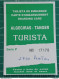 SPAIN FERRY BOAT TICKET ALGECIRAS TANGER - Monde