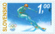 ** 653 And 655 Slovakia Winter Olympic Games Pyeongchang And Paralympic Games 2018 - Inverno 2018 : Pyeongchang