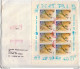 Postal History Cover: Soviet Union Sheetlet From 1985 On R Cover, WWF, Caracal - Storia Postale
