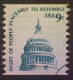 United States, Scott #1616, Used(o), 1975, Americana Series Coil:  Capitol Dome, 9¢, Slate On Greenish Paper - Usados