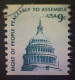 United States, Scott #1616, Used(o), 1975, Americana Series Coil:  Capitol Dome, 9¢, Slate On Greenish Paper - Used Stamps