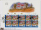 ISRAEL 2000 CHURCHES IN THE HOLY LAND 3 DECORATED 10 STAMP SHEETS FDC's SEE 3 SCANS - Storia Postale
