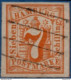 Germany Hamburg 1859 7 S Imperf 1 Value Cancelled 2104.1811 - Hamburg