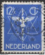 Nederland 12½ Ct Peace Symbol 1933 Perfin "S" -1, Segboer Den Haag 2212.1834 - Gebruikt