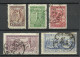 GREECE 1906 = 5 Values From Set Michel 144 - 157 O - Used Stamps