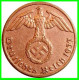 GERMANY - ALEMANIA DEUTFCHES REICH SERIE DE 6 MONEDAS DE 0.01 REICHSPFENNIG AÑO 1937 – KM 89 ( SERIE COMPLETA 6 CECAS ) - 1 Reichspfennig