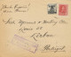 1938 BURGOS - LISBOA , SOBRE CIRCULADO , CENSURA MILITAR DE BURGOS , VIÑETA AUXILIO DE INVIERNO , LLEGADA - Lettres & Documents