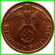 GERMANY - ALEMANIA DEUTFCHES REICH SERIE DE 7 MONEDAS DE 0.01 REICHSPFENNIG AÑO 1938 BRONCE 2ª GUERRA MUNDIAL - 1 Reichspfennig