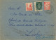 1937 SEVILLA , CARMONA - LISBOA , LLEGADA AL DORSO , CENSURA MILITAR Y SELLO LOCAL BENÉFICO DE CARMONA - Covers & Documents