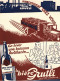Bière GRUTLI - Cpa Double Publicitaire Pub Publicité Illustrateur - Grande Brasserie , 139 Ave De Verdun Les Moulineaux - Advertising