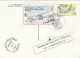 THEME AVIATION   TRANSPORT AERIEN  ENTIER POSTAL LIAISON NANCY -LUNEVILLE PLUS VIGNETTE - Aviones