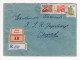 1963. YUGOSLAVIA,CROATIA,KOSTANJE TO BELGRADE,RECORDED,EXPRESS,AR COVER,TPO 111 SPLIT - BEOGRAD - Brieven En Documenten