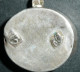 Rare Médaillon Pendentif Argent & Pierre Polie , Asie ?? Maghreb ?? Religion - Pendants