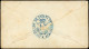 Let EMISSION DE 1849 - 1a   10c. Bistre-brun, Filet Touché Dans Un Angle, Voisin En Haut, Obl. PC S. Env. Du Consulat Es - 1849-1876: Classic Period