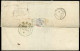 Let EMISSION DE 1849 - 5    40c. Orange, PAIRE, Tangent S. 2mm Mais Intact, Obl. PC 1727 S. LSC, Càd T15 LILLE 6/3/53, P - 1849-1876: Période Classique