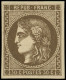 * EMISSION DE BORDEAUX - 47d  30c. Brun Foncé, Inf. Trace De Ch., Très Frais Et TB. C - 1870 Bordeaux Printing