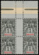 ** CHINE 49 : 1c. Noir Sur Azuré, BLOC De 4 SANS Mill., Bdf *, Gomme Coloniale, TB - Otros & Sin Clasificación