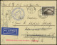 Let EMPIRE PA 37 : 4m. Brun Obl. FRIEDRICHSHAFEN 15/5/29 S. Env., Cachet Zeppelin 1.AMERIKAFAHRT 1929, Arr. POUGHKEEPSIE - Airmail & Zeppelin