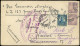 Let ETATS-UNIS 232 Et 245 : 5c. Bleu Et 50c. Violet (2) Obl. BROOKLYN 22/10/28 S. Env., Cachet Zeppelin 1er Vol USA-ALLE - Andere & Zonder Classificatie