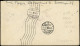 Let ETATS-UNIS 232 Et 245 : 5c. Bleu Et 50c. Violet (2) Obl. BROOKLYN 22/10/28 S. Env., Cachet Zeppelin 1er Vol USA-ALLE - Autres & Non Classés