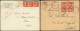 Let N°147 Seul Ou En Combinaison S. 8 Env. Oblitérations Militaires, TB - Collections (with Albums)