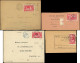 Let J.O De Paris 1924, N°184, 8 Ex. Dont 4 Perforés Sur 6 Documents, Affranchissements Et Oblitérations Divers, TB - Collections (en Albums)