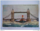 London Tower Bridge Used 1949 Published By D.F. &amp; S. - River Thames