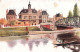 PEINTURES - TABLEAUX - Fred Money - Saint-Omer - La Gare - Carte Postale Ancienne - Paintings