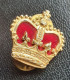 Bel Insigne De Col D'uniforme Britannique "Couronne Royale Britannique / British Crown" - Cascos