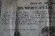 Grand Faire-part De Décès,Delgoffe Anne Catherine,Verviers,décédée à 36 Ans En 1843, 27 Cm./21 Cm. - Obituary Notices