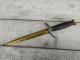 Delcampe - Ancienne Dague De Chasse Vénerie Monogramme - Armes Blanches