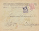 SOCIAL ASSISTANCE, KING FERDINAND I STAMPS ON ORAVITA BANK HEADER COVER, 1925, ROMANIA - Covers & Documents