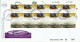 Israel 2003 WRIGHT BROTHERS IRREGULAR 10 STAMP SHEETS FDC's SEE 3 SCANS - Brieven En Documenten