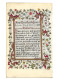 Image Sanctus Ludovicus   Aquarelle Sur Vélin  - 1886 ?  Signée H. M.  13x 8 Cm - Santini