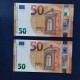 EURO SPAIN 50 V018H5 VB DRAGHI UNC, PAIR CERRELATIVE RADAR2 - 50 Euro